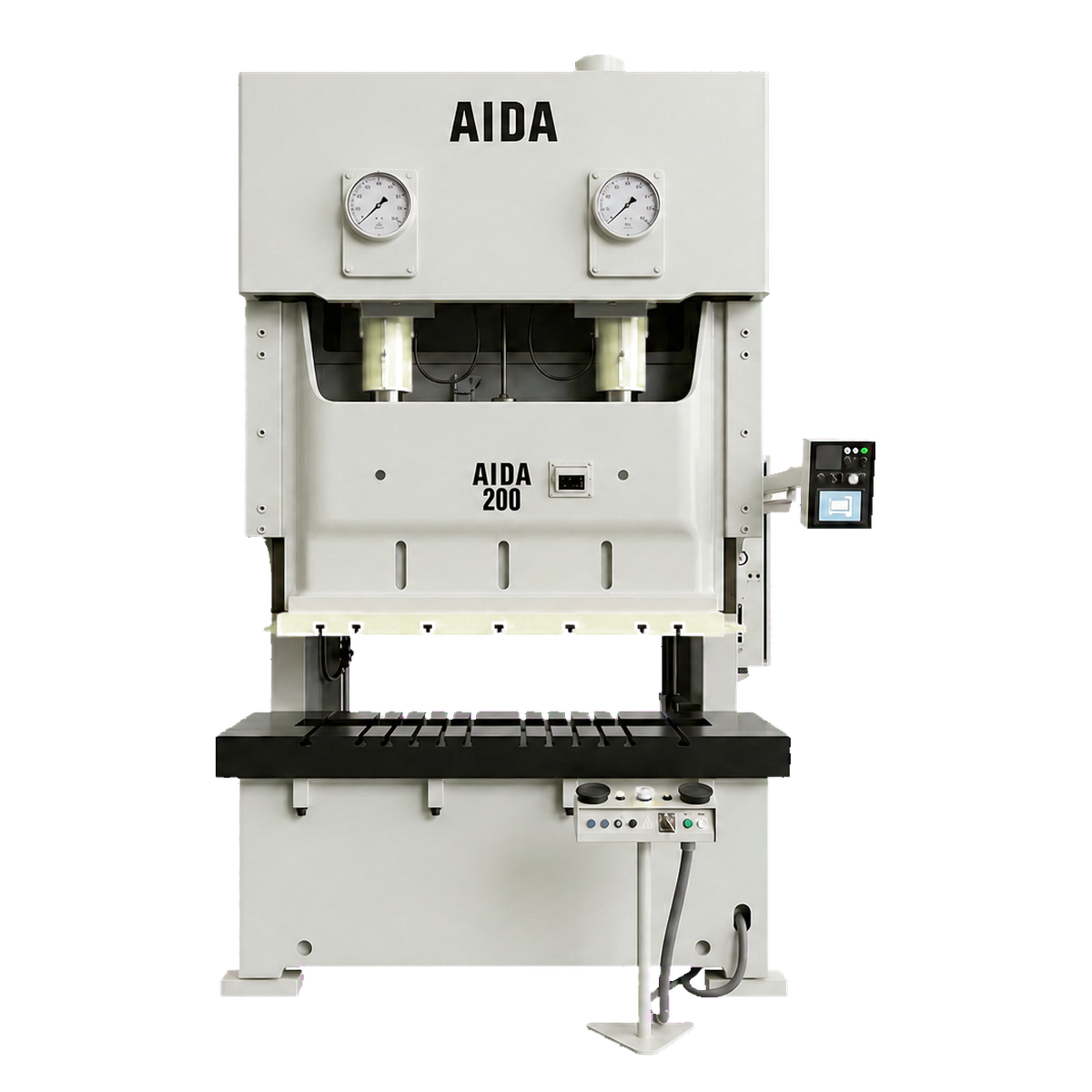 ID SOLUTECH AIDA NC1-2000 200T gap frame press equipment