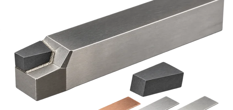 CARBIDE BRAZING / 초경 팁·강재 샹크와 접합용 층 구성
