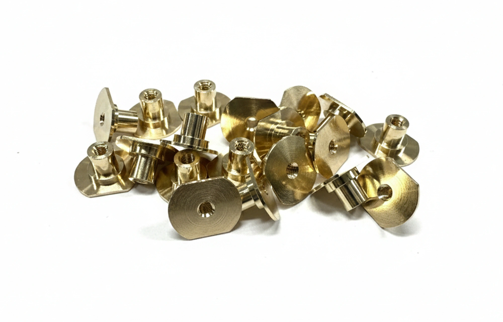 평면 가공 플랜지 너트 / Flat-sided flange nuts — 원본 제품 사진