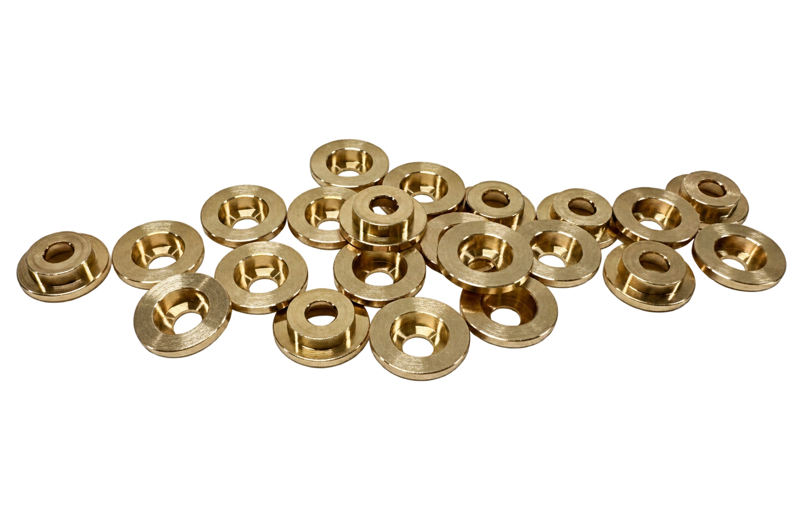 단차 홀 플랜지 부싱 / Counterbored flange bushings — 제품 외형과 구성