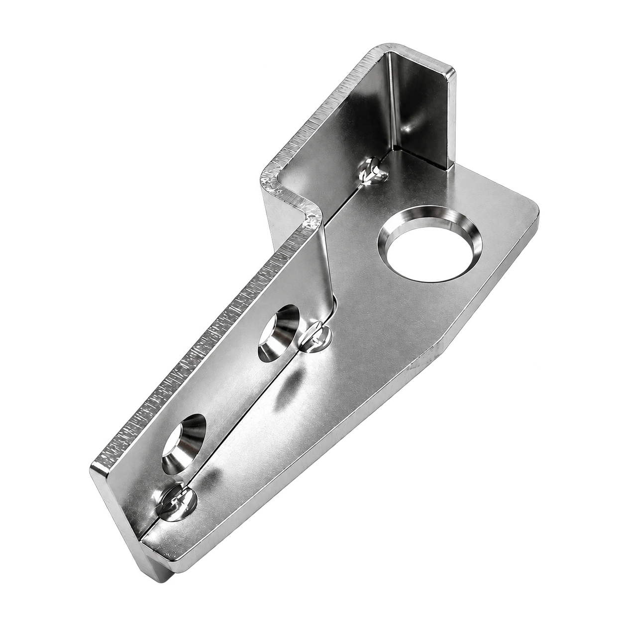 홀·홈 가공 브래킷 / Machined mounting brackets — 제품 형상